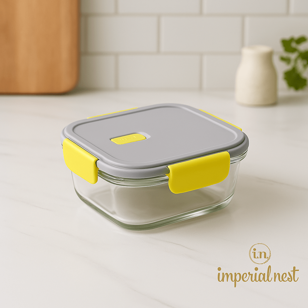 1200ml Leakproof Glass Storage Box β Single Piece | Imperial Nest