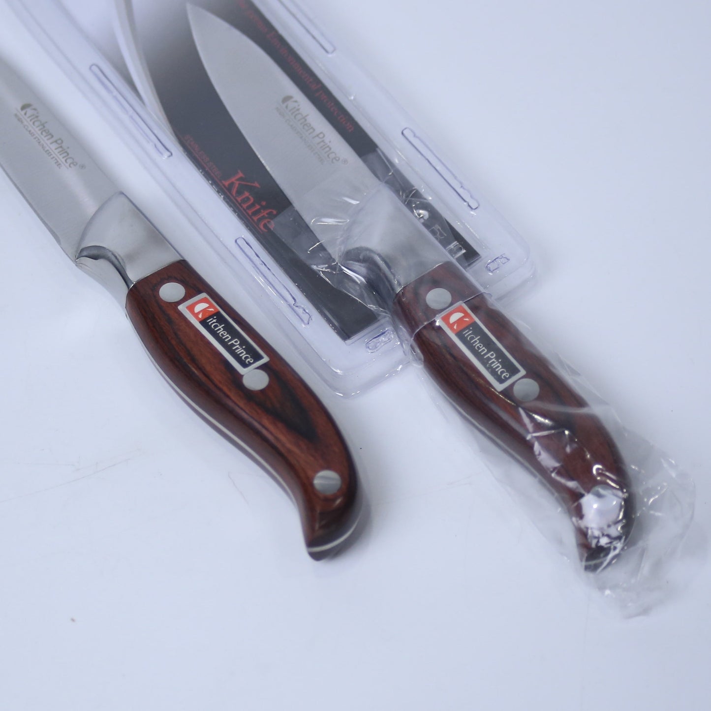 Premium Stainless Steel Paring Knife With Wooden Handle - Single Piece
