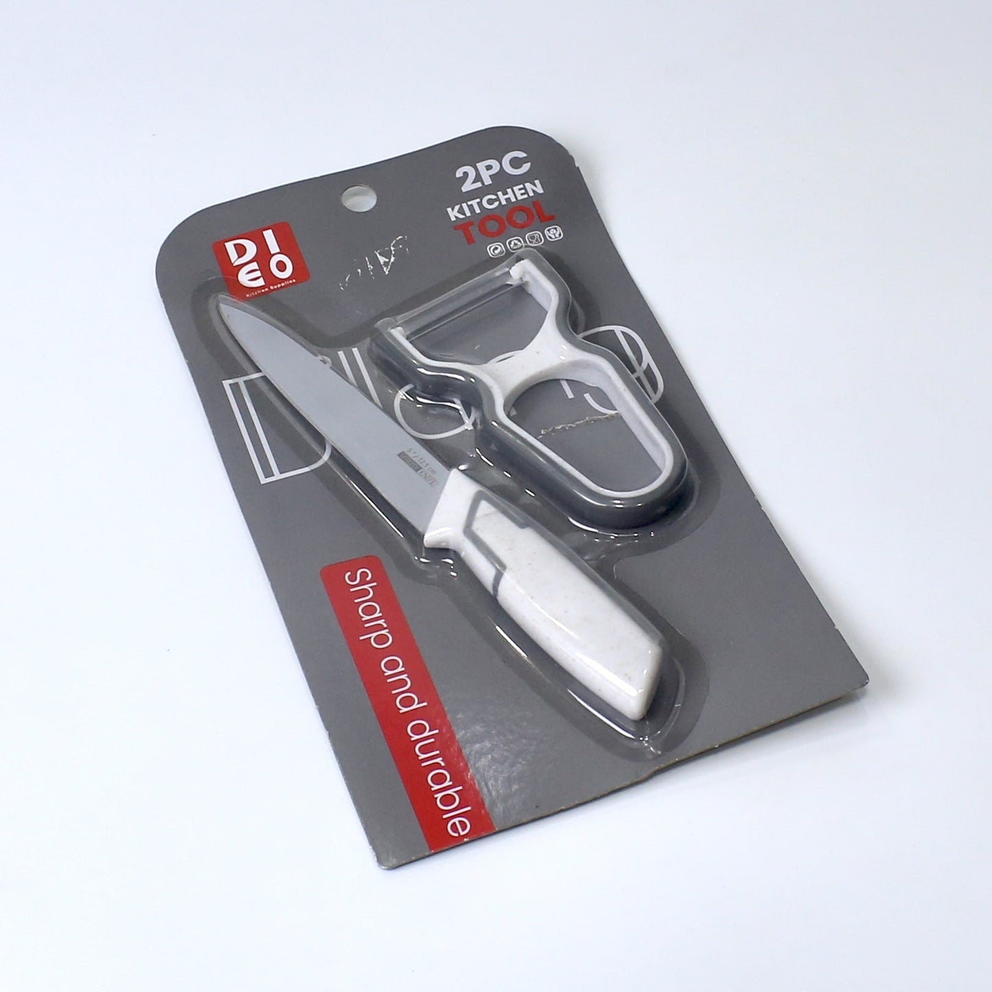 2-Piece Kitchen Knife & Peeler Set – Essential Cutting & Peeling Tools