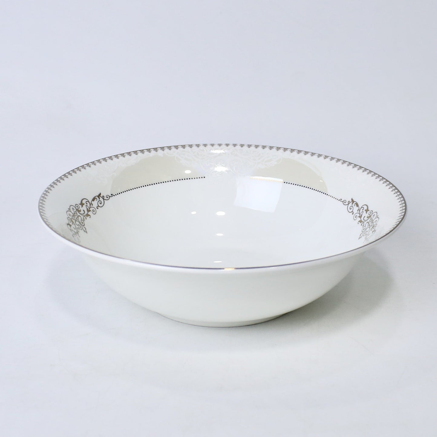 Porcelain Bone China Serving Bowl – 9 Inch | Elegant Dinnerware