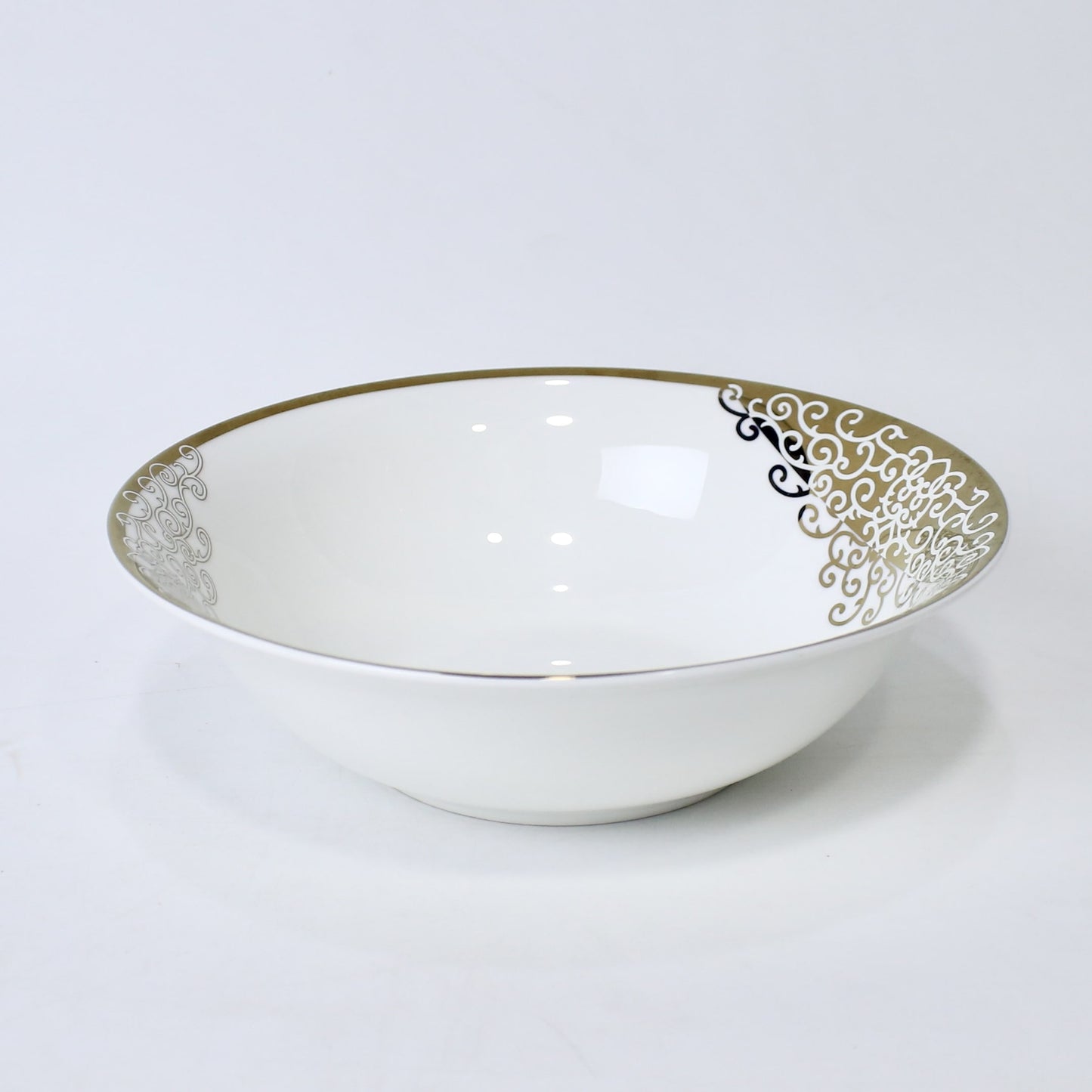 Porcelain Bone China Serving Bowl – 9 Inch | Elegant Dinnerware