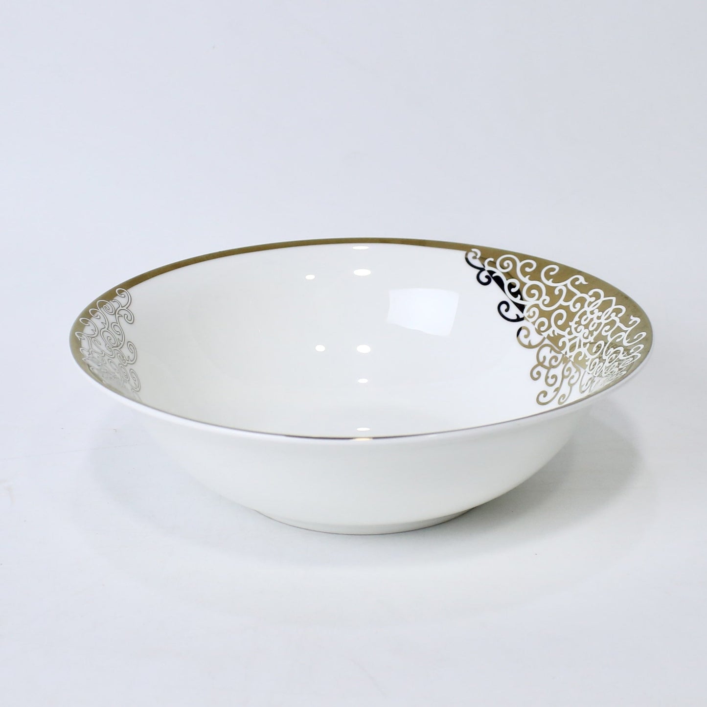 Porcelain Bone China Serving Bowl – 9 Inch | Elegant Dinnerware