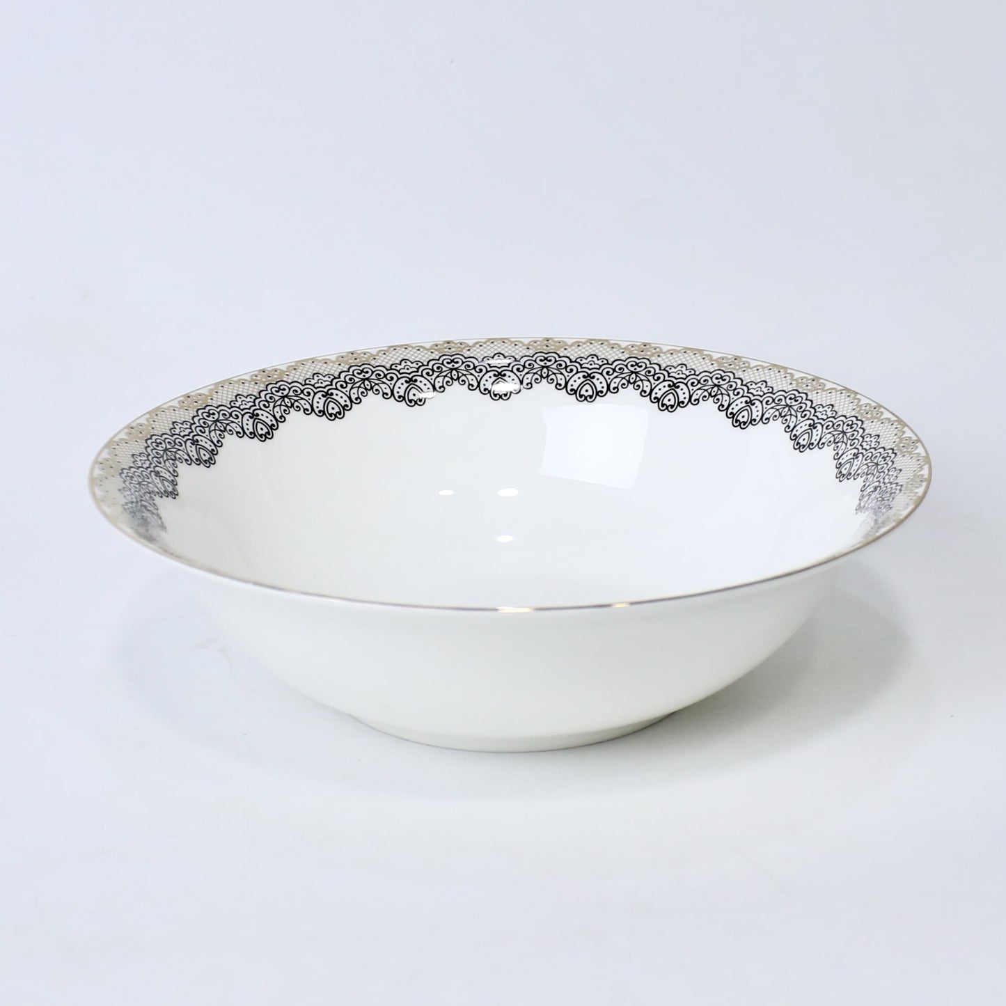 Porcelain Bone China Serving Bowl – 9 Inch | Elegant Dinnerware