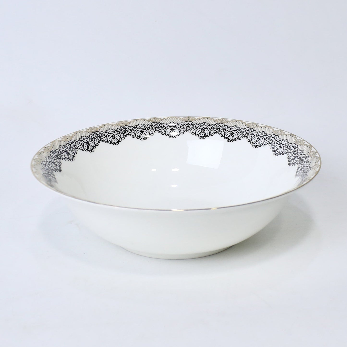 Porcelain Bone China Serving Bowl – 9 Inch | Elegant Dinnerware