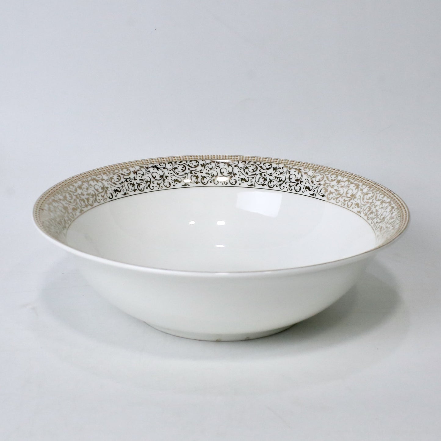 Porcelain Bone China Serving Bowl – 9 Inch | Elegant Dinnerware