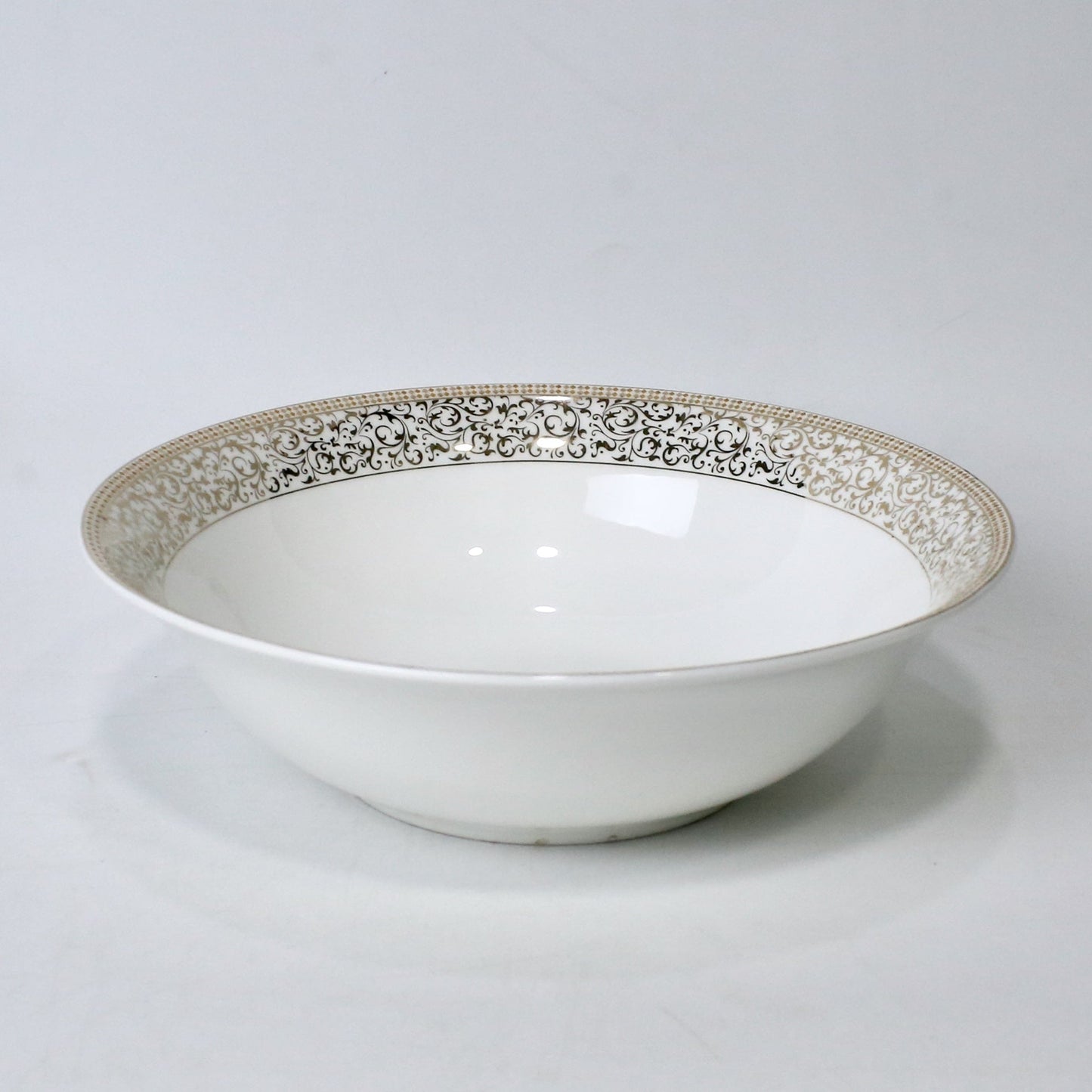 Porcelain Bone China Serving Bowl – 9 Inch | Elegant Dinnerware