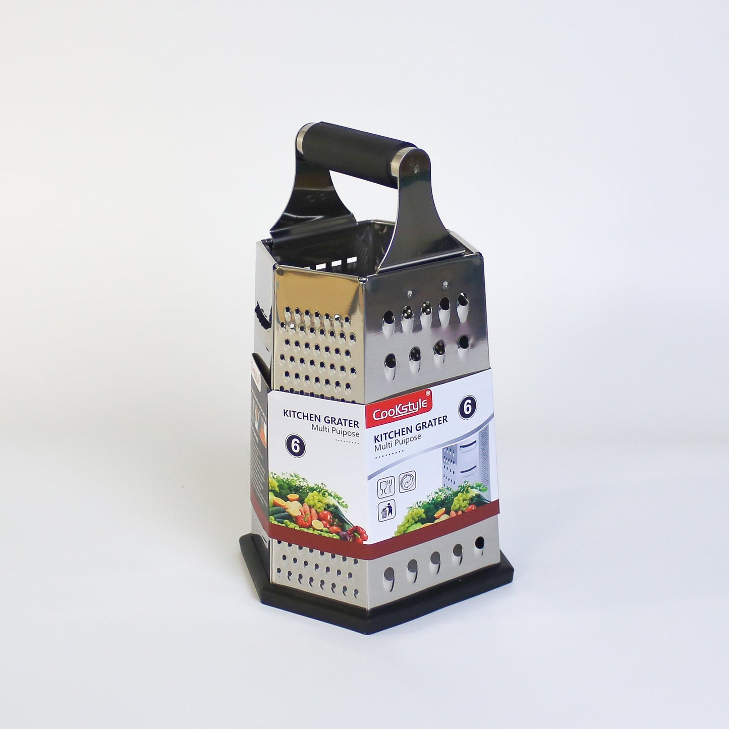 Multi-Purpose 6-Surface Stainless Steel Kitchen Grater