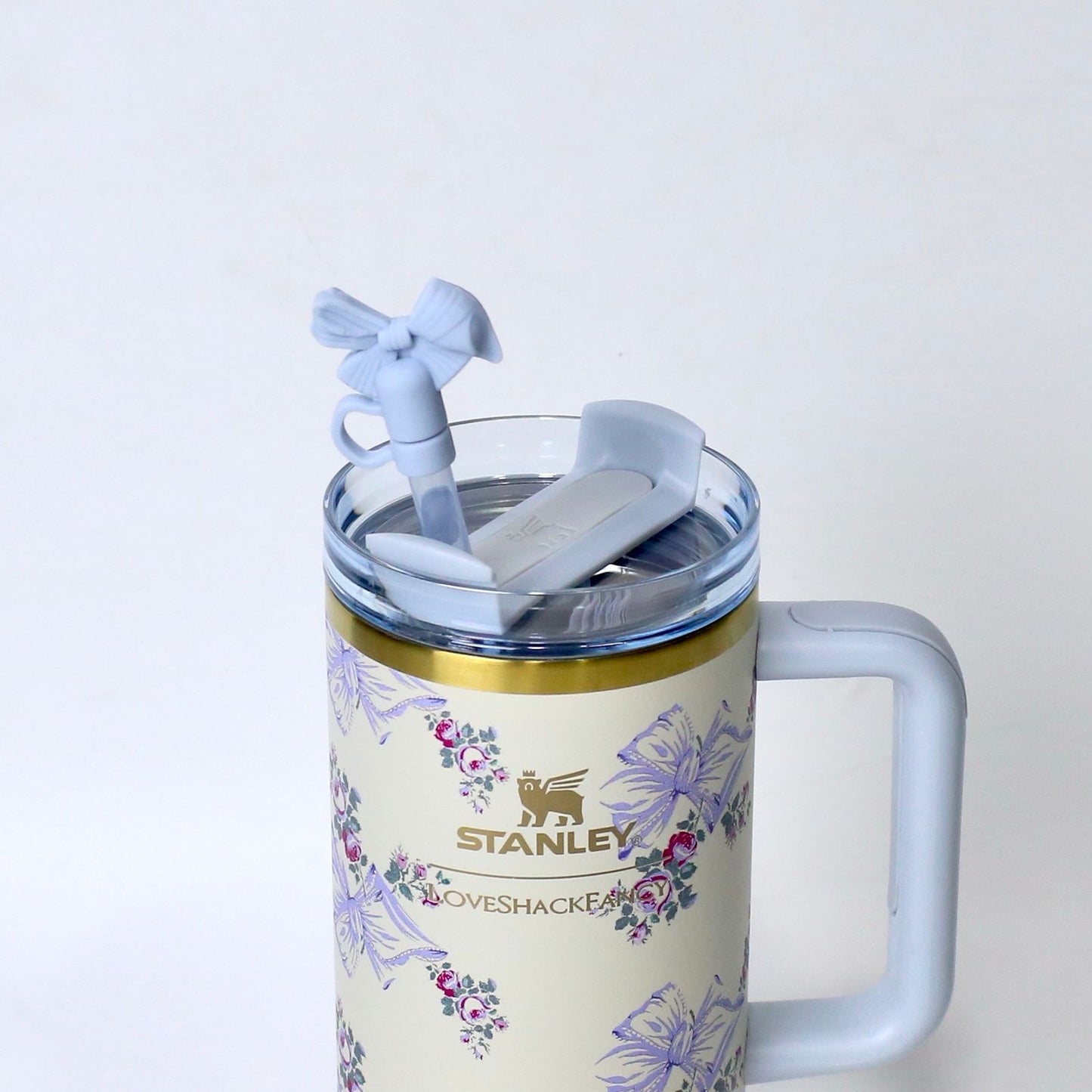 Blue Petal 40oz Floral Stainless Steel Stanley | Gift Box Included - Imperial Nest
