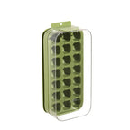 Household Water-filled Silicone Ice Box with Lid Homemade Ice Cube Mold 21 Compartments