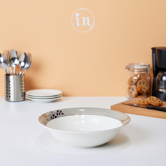 Porcelain Bone China Serving Bowl – 9 Inch | Elegant Dinnerware