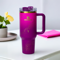 The Barbie X Stanley 70's Super Star Stanley Quencher H2.0  Tumbler - 1.18 L