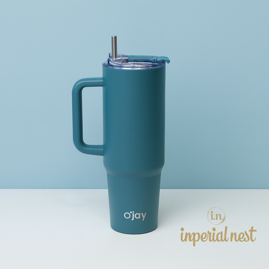 O’jay 50oz Deep Teal Tumbler – Stainless Steel | Leak-Proof | Vacuum Insulated
