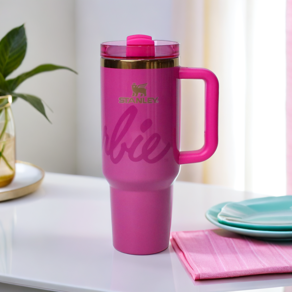 The Barbie X Stanley Iconic Stanley Quencher H2.0  Tumbler - 1.18 L