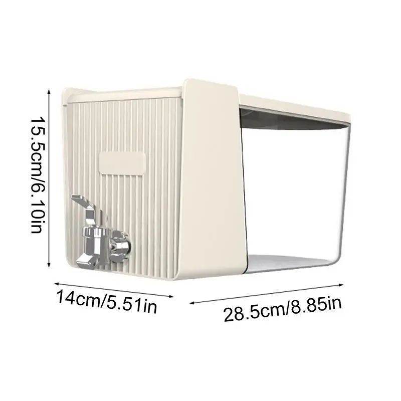Fridge Beverage Dispenser with Tap | Space-Saving Water & Juice Storage Container