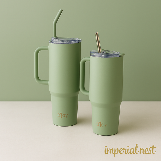 O’jay Sage Green Tumbler – 40oz & 50oz | Leak-Proof Stainless Steel