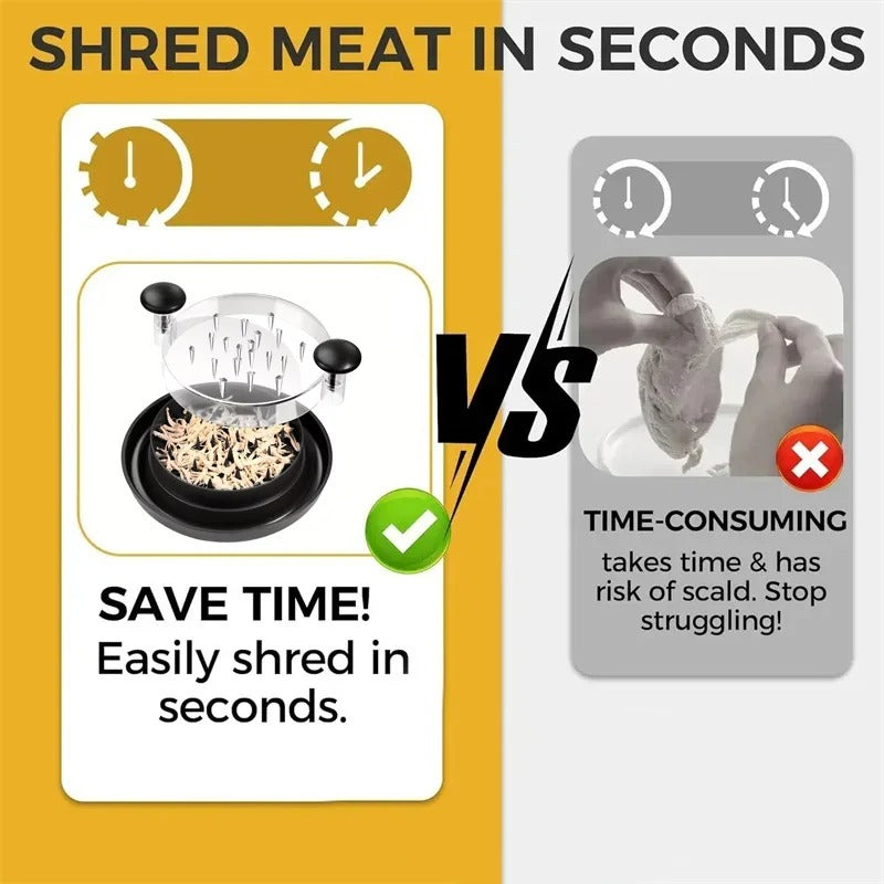 Manual Chicken Shredder Tool | Quick Meat Shredder for Chicken, Beef & Pulled Sandwich Filling