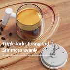 Electric Handheld Milk Frother & Drink Mixer | Rechargeable Coffee, Protein & Egg Beater