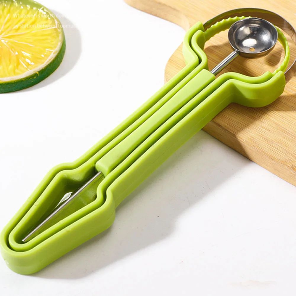 Fruit Carving & Melon Baller Tool Set | Decorative Fruit Scooper and Pulp Remover for Melon & Dragon Fruit