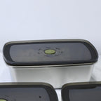 3-Piece Stainless Steel 304 Airtight Storage Boxes (1000ML, 1200ML, 1600ML)