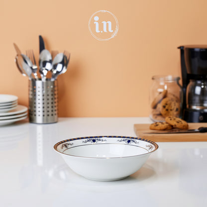 Porcelain Bone China Serving Bowl – 9 Inch | Elegant Dinnerware
