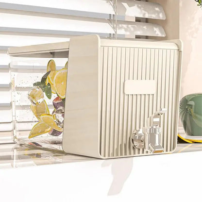 Fridge Beverage Dispenser with Tap | Space-Saving Water & Juice Storage Container