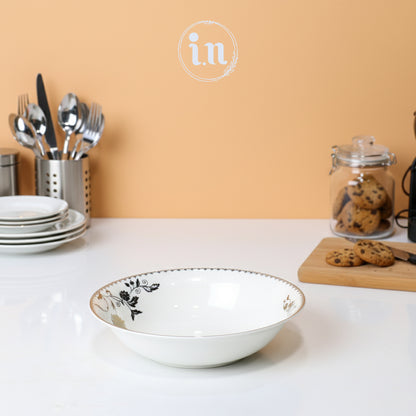Porcelain Bone China Serving Bowl – 9 Inch | Elegant Dinnerware
