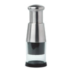 Stainless Steel Manual Hand Chopper | Mini Garlic & Onion Chopper for Vegetables, Herbs and Salad Prep