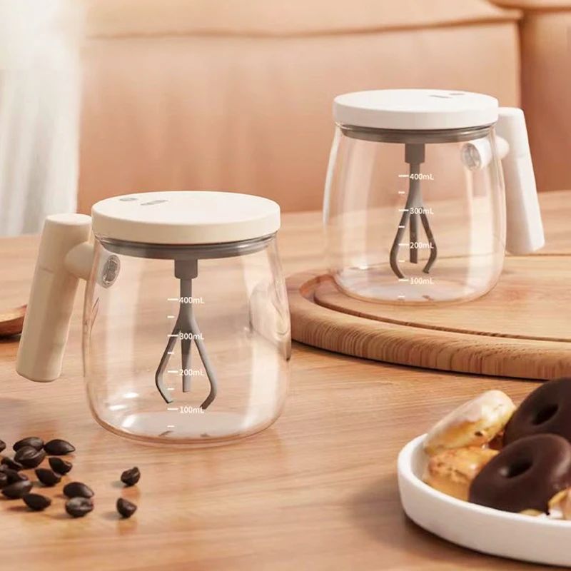 Electric Handheld Milk Frother & Drink Mixer | Rechargeable Coffee, Protein & Egg Beater