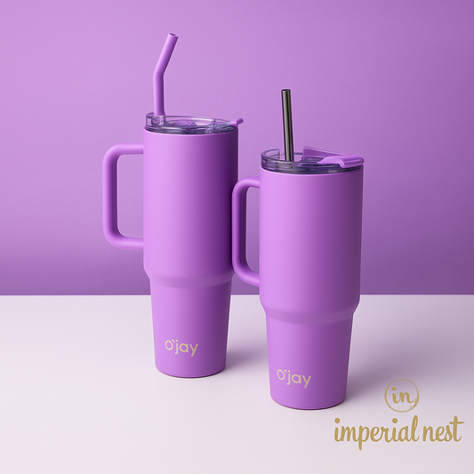 O’jay Violet Tumbler – 40oz & 50oz | Leak-Proof, Vacuum Insulated Stainless Steel