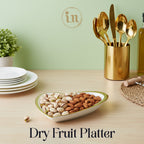 Ceramic Serving Platter with Elegant Design - Premium Dinnerware