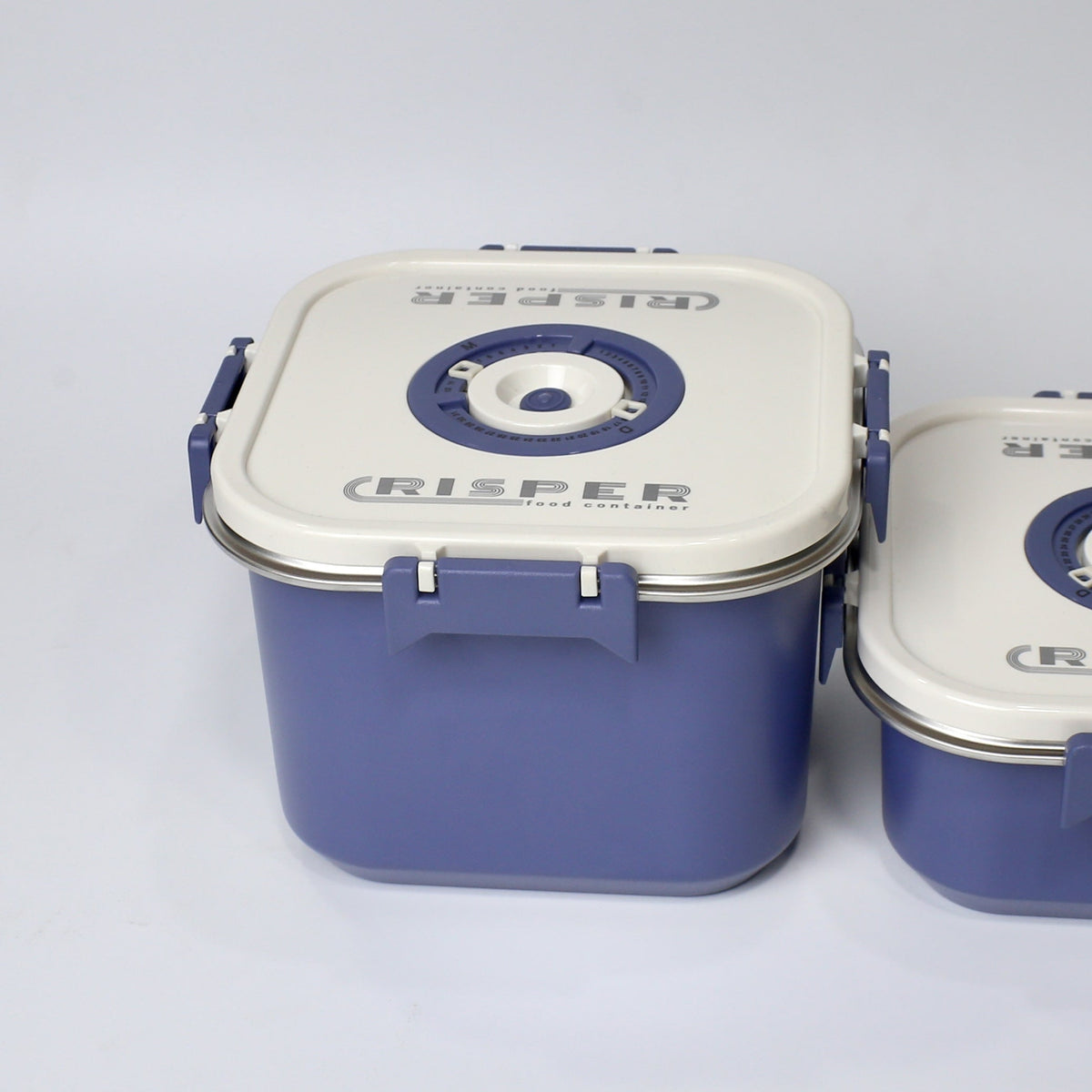 Stainless Steel Storage Boxes (1000ML, 1700ML, 2200ML)  With Vacuum Pump