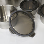 Stainless Steel 304 Round Storage Boxes - 4 Pcs & 5 Pcs Set