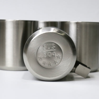 Premium Stainless Steel 304 Single Piece Mug – 220ML Coffee & Tea Cup | Golden & Silver Color Options