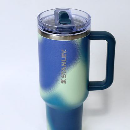 Ocean Fade 40oz Stainless Steel Stanley Tumbler | Hot & Cold Travel Mug