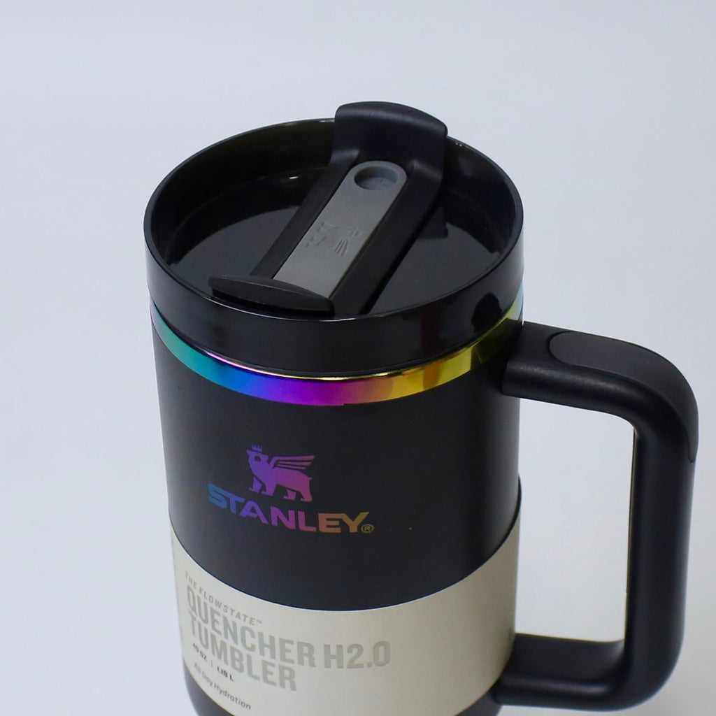 Cosmic Black 40oz Stainless Steel Stanley Tumbler | Hot & Cold Travel Mug – Imperial Nest