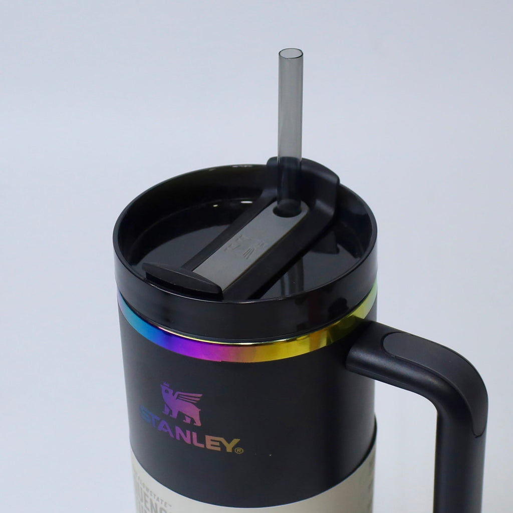 Cosmic Black 40oz Stainless Steel Stanley Tumbler | Hot & Cold Travel Mug – Imperial Nest
