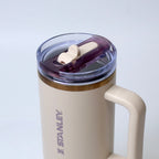 Ivory Cream 40oz Stainless Steel Stanley Tumbler | Hot & Cold Travel Mug – Imperial Nest