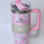 Blush Marble 40oz Stainless Steel Stanley Tumbler | Hot & Cold Travel Mug – Imperial Nest