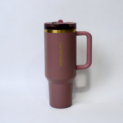 Velvet Rose 40oz Stainless Steel Stanley Tumbler | Matte Finish |  Imperial Nest