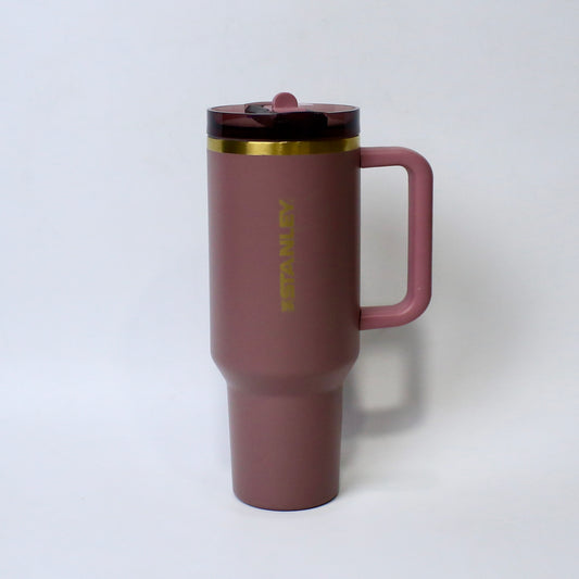 Velvet Rose 40oz Stainless Steel Stanley Tumbler | Matte Finish |  Imperial Nest