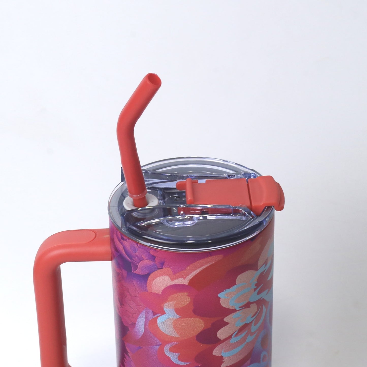 O’jay Floral Burst Tumbler – 40oz & 50oz | Insulated Stainless Steel | Leak-Proof