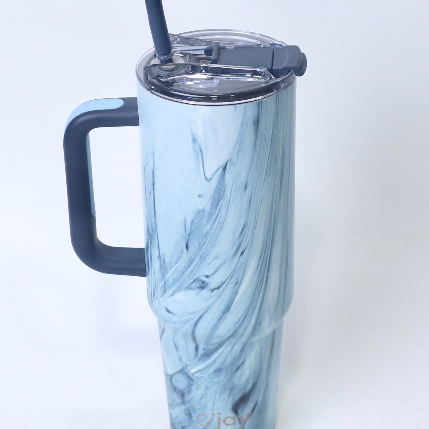 O’jay Arctic Marble Tumbler – 40oz & 50oz | Leak-Proof, Stainless Steel Travel Mug