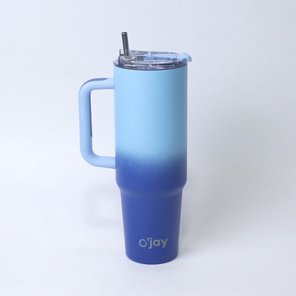 O’jay 50oz Blue Gradient Tumbler – Vacuum Insulated | Leak-Proof | Stainless Steel