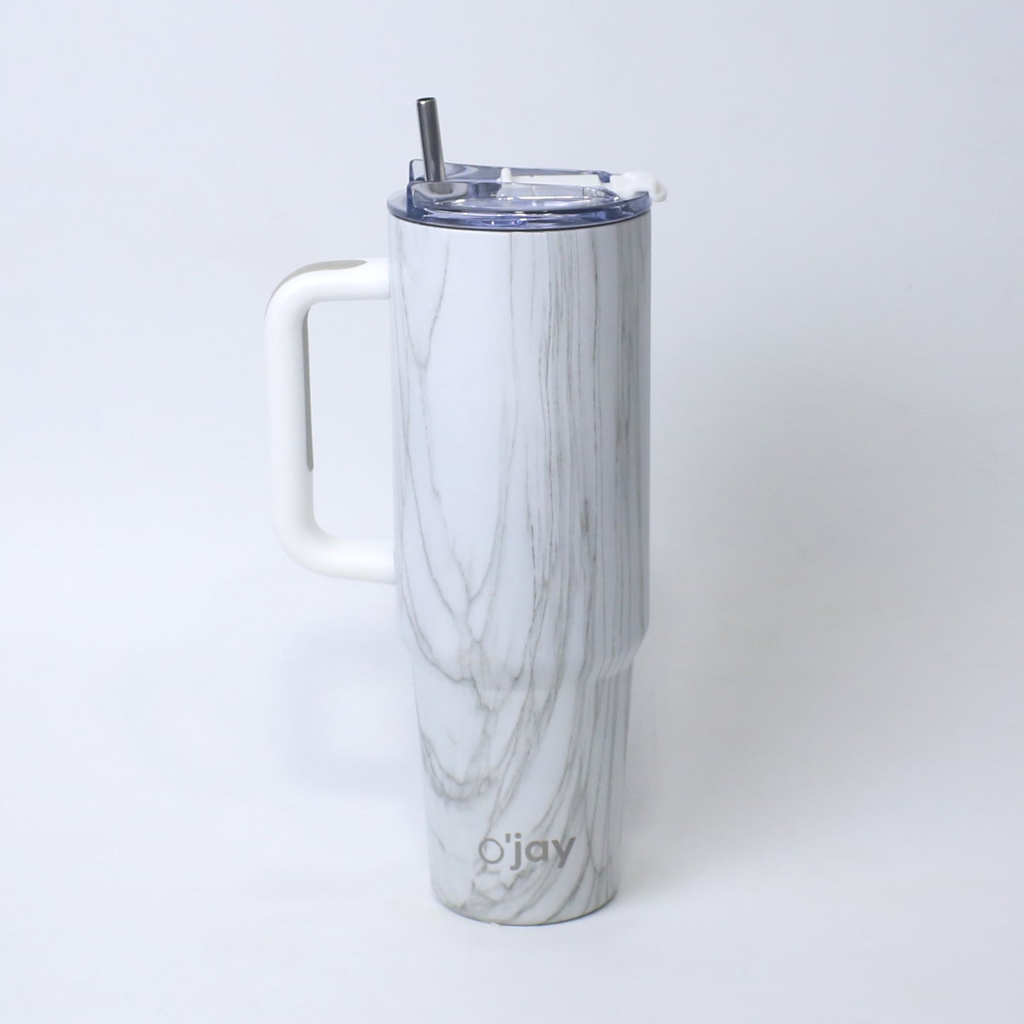 O’jay Whitewood Tumbler – 40oz & 50oz | Insulated Leak-Proof Steel Mug