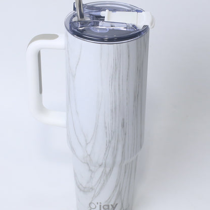 O’jay Whitewood Tumbler – 40oz & 50oz | Insulated Leak-Proof Steel Mug