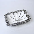 Ornate Ceramic Bowl – 10.25" Decorative Serving Dish in Gold & Silver | Imperial Nest