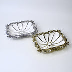 Ornate Ceramic Bowl – 10.25" Decorative Serving Dish in Gold & Silver | Imperial Nest