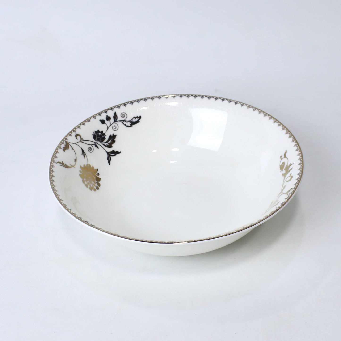 Porcelain Bone China Serving Bowl – 9 Inch | Elegant Dinnerware
