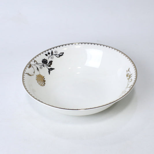 Porcelain Bone China Serving Bowl – 9 Inch | Elegant Dinnerware