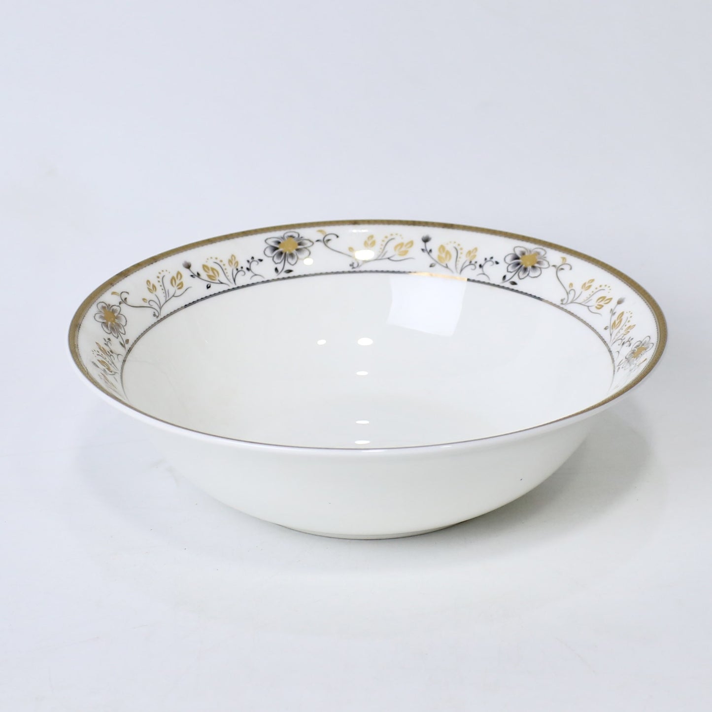 Porcelain Bone China Serving Bowl – 9 Inch | Elegant Dinnerware